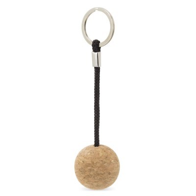 Llavero corcho con bola tridimensional publicitario
